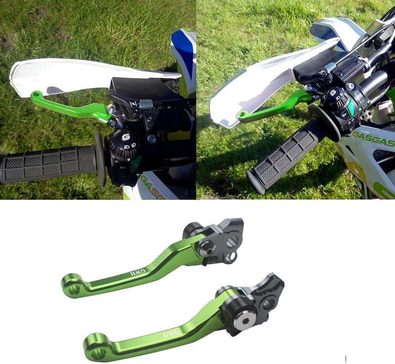 GWH Motorcycle Billet Foldable Brake Clutch Lever Handle CNC for KX450 19-23 KX250 KX250X KX450X 21-23 Dirt Pit Bike Motorbike - Image 5